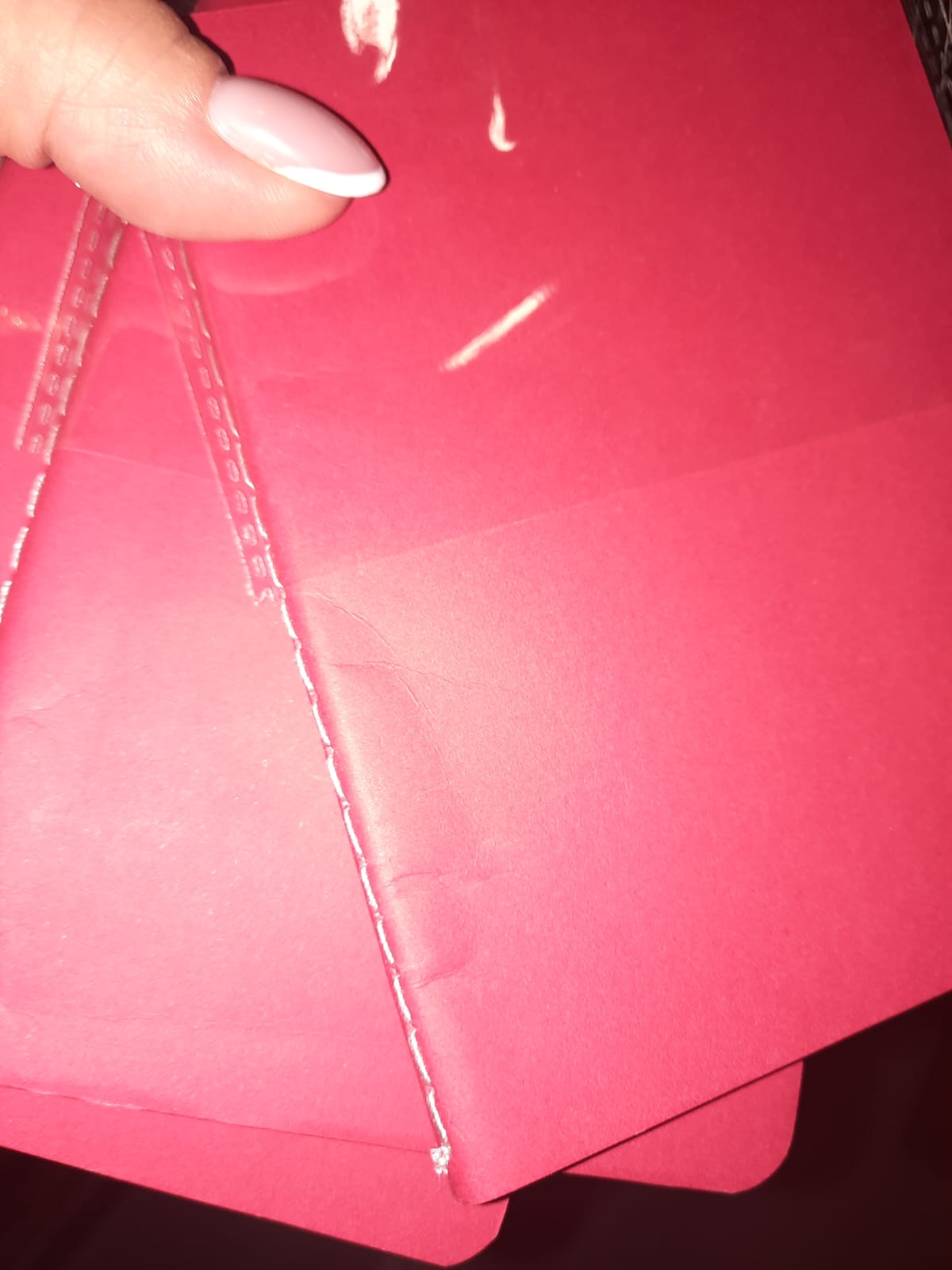 Блокнот A6 Stitch в линейку, красный (Р) Блокнот A6 Stitch в линейку, красный (Р)