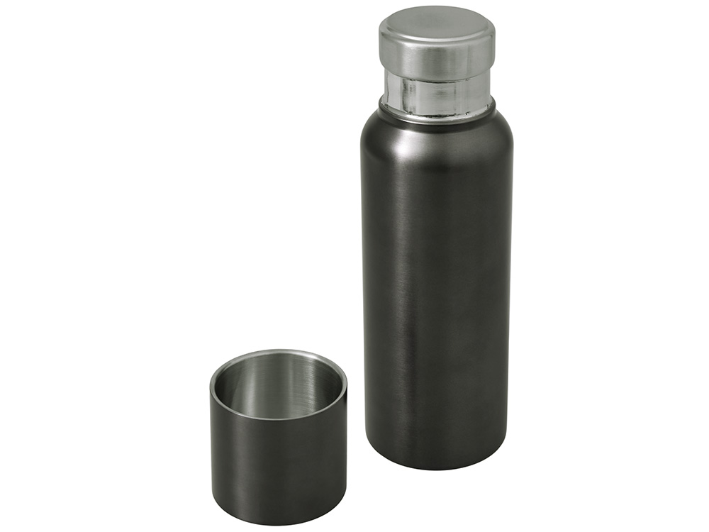 Вакуумный термос c магнитной крышкой Magne, 500 мл, темно-серый Вакуумный термос c магнитной крышкой Magne, 500 мл, темно-серый