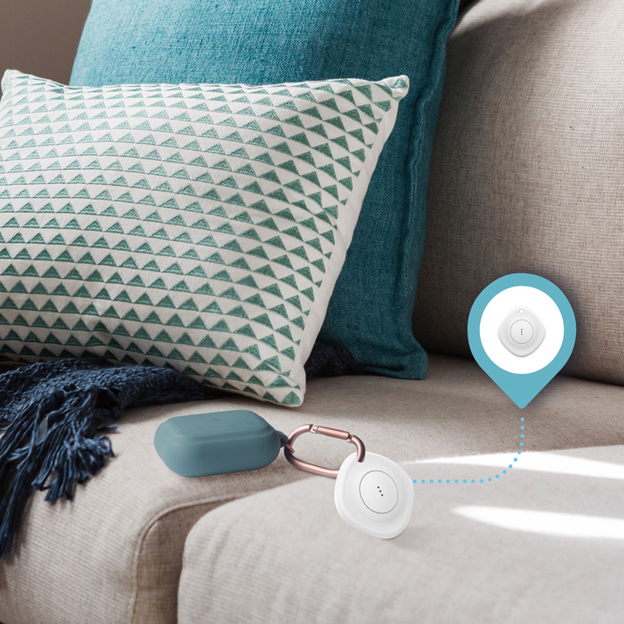 Bluetooth трекер D-Tag, белый, Deppa