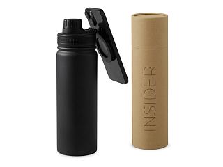 Вакуумная термобутылка с magsafe-держателем INSIDER, 600 мл, черный