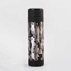 Термос "Бостон next" 500 мл с индикацией температуры, soft touch, сменная батарейка