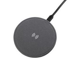 Настольное беспроводное зарядное устройство "Cool Gray", переработанный пластик (RPET) Настольное беспроводное зарядное устройство "Cool Gray", переработанный пластик (RPET)