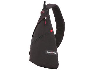 Рюкзак SWISSGEAR с одним плечевым ремнем, 25x15x45 см, 7 л, черный/красный