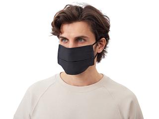 Маска для лица многоразовая из хлопка, черный