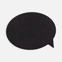 Наклейка тканевая Lunga Bubble, M, черная