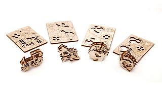 3D-ПАЗЛ UGEARS Набор Трибики
