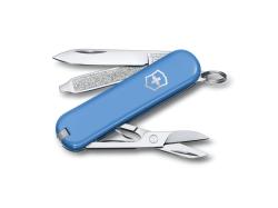 Нож-брелок VICTORINOX Classic SD Colors Summer Rain, 58 мм, 7 функций, голубой Нож-брелок VICTORINOX Classic SD Colors Summer Rain, 58 мм, 7 функций, голубой