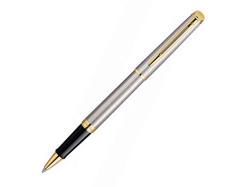Ручка роллер Waterman Hemisphere Stainless Steel GT F, серебристый/золотистый Ручка роллер Waterman Hemisphere Stainless Steel GT F, серебристый/золотистый