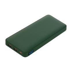 Внешний аккумулятор с подсветкой Ancor PD Plus 10000 mAh, зеленый Внешний аккумулятор с подсветкой Ancor PD Plus 10000 mAh, зеленый