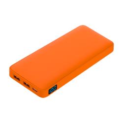Внешний аккумулятор с подсветкой Ancor PD Plus 10000 mAh, оранжевый Внешний аккумулятор с подсветкой Ancor PD Plus 10000 mAh, оранжевый