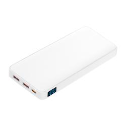 Внешний аккумулятор с подсветкой Ancor PD Plus 10000 mAh, белый Внешний аккумулятор с подсветкой Ancor PD Plus 10000 mAh, белый