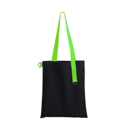 Шоппер Superbag black (чёрный с салатовым) Шоппер Superbag black (чёрный с салатовым)
