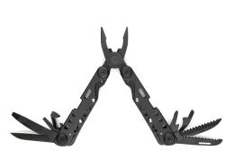 Мультитул Stinger, 105x40 мм, 13 функций, сталь, чёрный, в комплекте нейлоновый чехол Мультитул Stinger, 105x40 мм, 13 функций, сталь, чёрный, в комплекте нейлоновый чехол