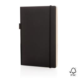Блокнот FSC® в твердом переплете с держателем для ручки, A5 Блокнот FSC® в твердом переплете с держателем для ручки, A5