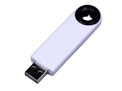 USB-флешка промо на 8 Гб прямоугольной формы, выдвижной механизм, черный USB-флешка промо на 8 Гб прямоугольной формы, выдвижной механизм, черный