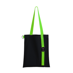 Шоппер Superbag black с ремувкой 4sb (чёрный с салатовым) Шоппер Superbag black с ремувкой 4sb (чёрный с салатовым)