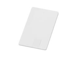 Флеш-карта USB 2.0 16 Gb в виде пластиковой карты Card, белый Флеш-карта USB 2.0 16 Gb в виде пластиковой карты Card, белый