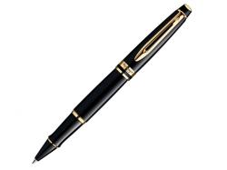 Ручка роллер Waterman Expert 3 Black Laque GT F, черный/золотистый Ручка роллер Waterman Expert 3 Black Laque GT F, черный/золотистый