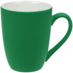 Кружка Good Morning с покрытием софт-тач, зеленая Кружка Good Morning с покрытием софт-тач, зеленая