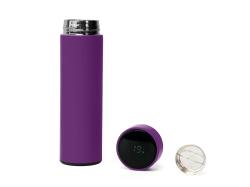 Термос FAMILY MARK LED, soft touch (Фиолетовый) Термос FAMILY MARK LED, soft touch (Фиолетовый)