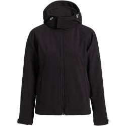 Куртка женская Hooded Softshell черная Куртка женская Hooded Softshell черная