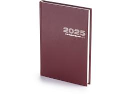 Ежедневник А5 датированный Бумвинил 2022, бордовый Ежедневник А5 датированный Бумвинил 2022, бордовый