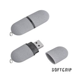 Флеш-карта "Камень" с покрытием soft grip в футляре, объем памяти 16GB Флеш-карта "Камень" с покрытием soft grip в футляре, объем памяти 16GB