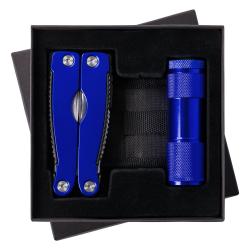 Набор Handmaster: фонарик и мультитул, синий Набор Handmaster: фонарик и мультитул, синий