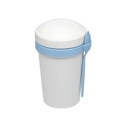 Ланч-бокс Cereal to go Green Line с ложкой (голубой) Ланч-бокс Cereal to go Green Line с ложкой (голубой)