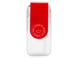 Бутылка для воды JUICY DRINK BOX, красный (тампопечать) Бутылка для воды JUICY DRINK BOX, красный (тампопечать)