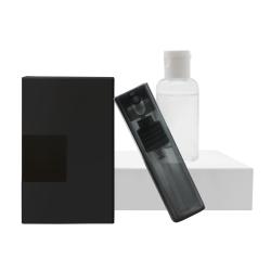 Набор антисептиков для рук REFILLABLE Black, 60 мл (черный) Набор антисептиков для рук REFILLABLE Black, 60 мл (черный)