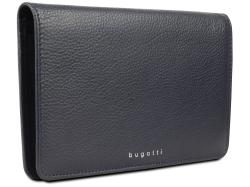 Кошелёк женский BUGATTI Lady Top, тёмно-синий, натуральная воловья кожа, 19,5х2х11,2 см Кошелёк женский BUGATTI Lady Top, тёмно-синий, натуральная воловья кожа, 19,5х2х11,2 см