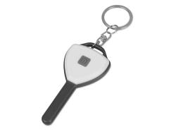 Брелок-фонарик COB Switch, белый/серый Брелок-фонарик COB Switch, белый/серый