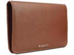 Кошелёк женский BUGATTI Lady Top, коньячный, натуральная воловья кожа, 19,5х2х11,2 см Кошелёк женский BUGATTI Lady Top, коньячный, натуральная воловья кожа, 19,5х2х11,2 см