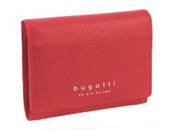 Кошелёк женский BUGATTI Linda, красный, натуральная воловья кожа, 12х3х9,5 см Кошелёк женский BUGATTI Linda, красный, натуральная воловья кожа, 12х3х9,5 см