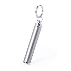 Брелок BIMOX с фонариком, серый, пластик, L=8,5 см, D=1.4 см Брелок BIMOX с фонариком, серый, пластик, L=8,5 см, D=1.4 см