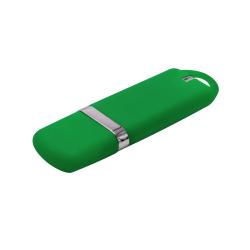 Флешка Shape с покрытием Софт Тач, 16 Гб, зеленая Флешка Shape с покрытием Софт Тач, 16 Гб, зеленая