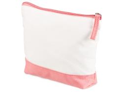 Косметичка хлопковая Cotton, белый/пыльно-розовый Косметичка хлопковая Cotton, белый/пыльно-розовый