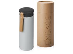Вакуумный термос Engage, 450 мл, тубус, средне-серый Вакуумный термос Engage, 450 мл, тубус, средне-серый