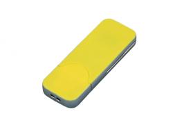 USB-флешка на 8 Гб в стиле I-phone, прямоугольнй формы, желтый USB-флешка на 8 Гб в стиле I-phone, прямоугольнй формы, желтый