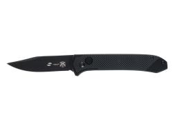 Нож складной Stinger, 115 мм, (черный), материал рукояти: нержавеющая сталь, стеклотекстолит G10 Нож складной Stinger, 115 мм, (черный), материал рукояти: нержавеющая сталь, стеклотекстолит G10