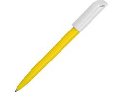 Ручка пластиковая шариковая Миллениум Color BRL, желтый/белый Ручка пластиковая шариковая Миллениум Color BRL, желтый/белый