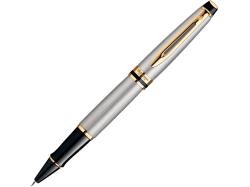 Ручка роллер Waterman Expert 3 Stainless Steel GT F, серебристый/золотистый Ручка роллер Waterman Expert 3 Stainless Steel GT F, серебристый/золотистый