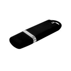 Флешка Shape с покрытием Софт Тач, 16 Гб, черная Флешка Shape с покрытием Софт Тач, 16 Гб, черная