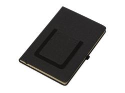 Блокнот Pocket 140*205 мм с карманом для телефона, черный Блокнот Pocket 140*205 мм с карманом для телефона, черный