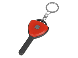 Брелок-фонарик COB Switch, красный/серый Брелок-фонарик COB Switch, красный/серый